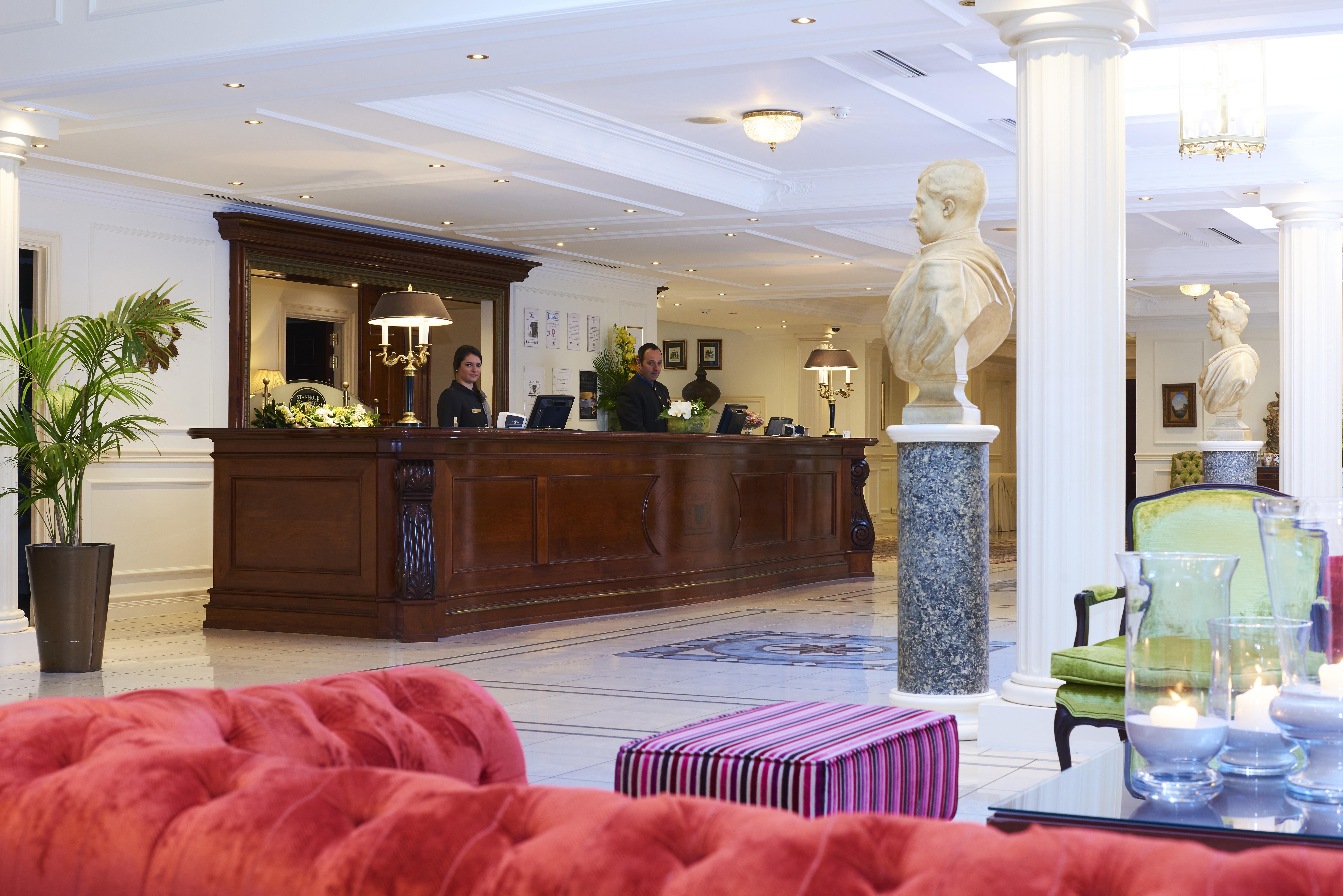 Stanhope Hotel By Thon Hotels Bruxelas Exterior foto The lobby of the hotel